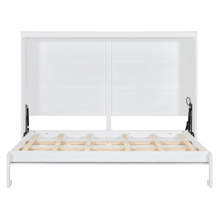Merax Murphy Bed Cabinet Wall Bed