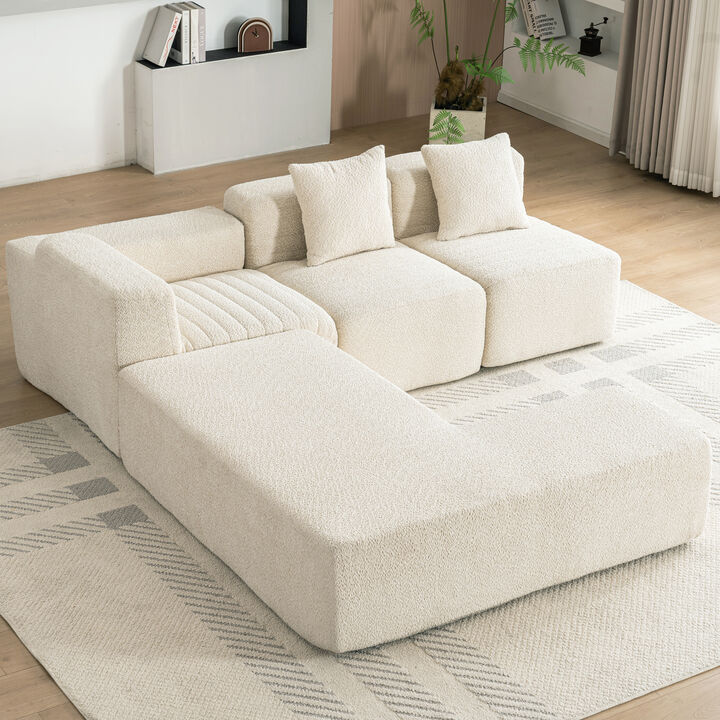 Merax Free-combined  Sectional Sofa Couch