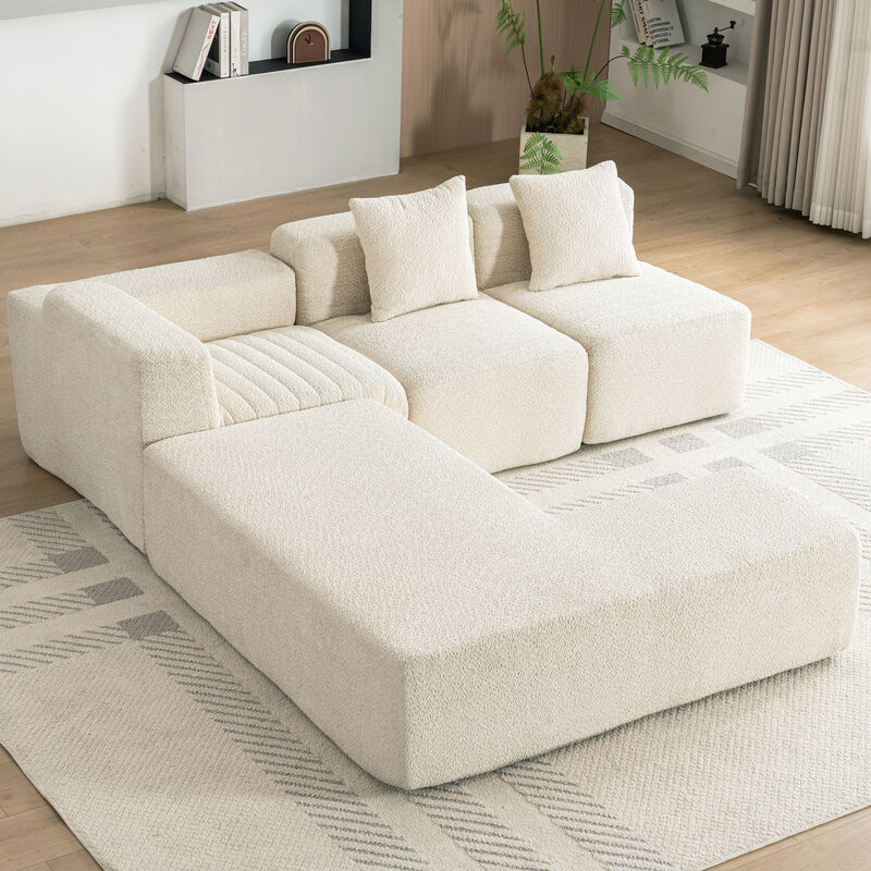 Merax Free-combined  Sectional Sofa Couch