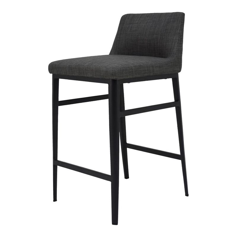 Moe's Home Collection BARON COUNTER STOOL CHARCOAL
