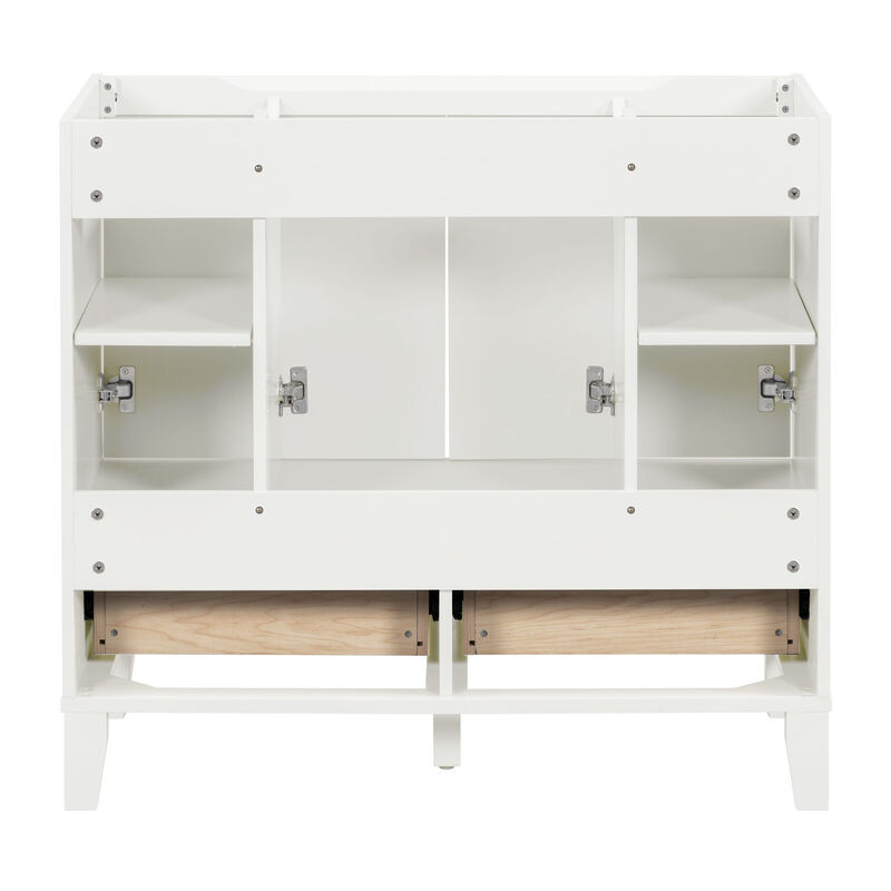 Spacious Storage Cabinet with Adjustable Shelves & Premium Hardware