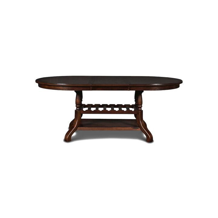 New Classic Furniture Bixby 5-Piece Wood Dining Room Set, Espresso