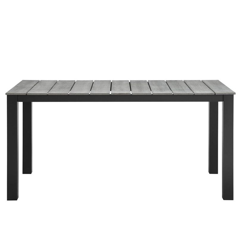 Junction 7 Piece Outdoor Patio Dining Set - Brown White