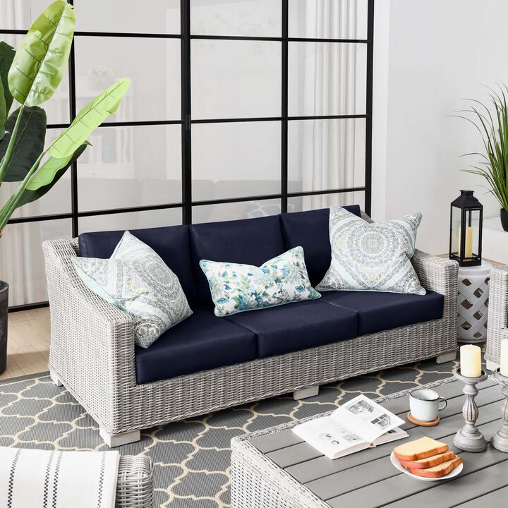 Modway - Conway Outdoor Patio Wicker Rattan Sofa