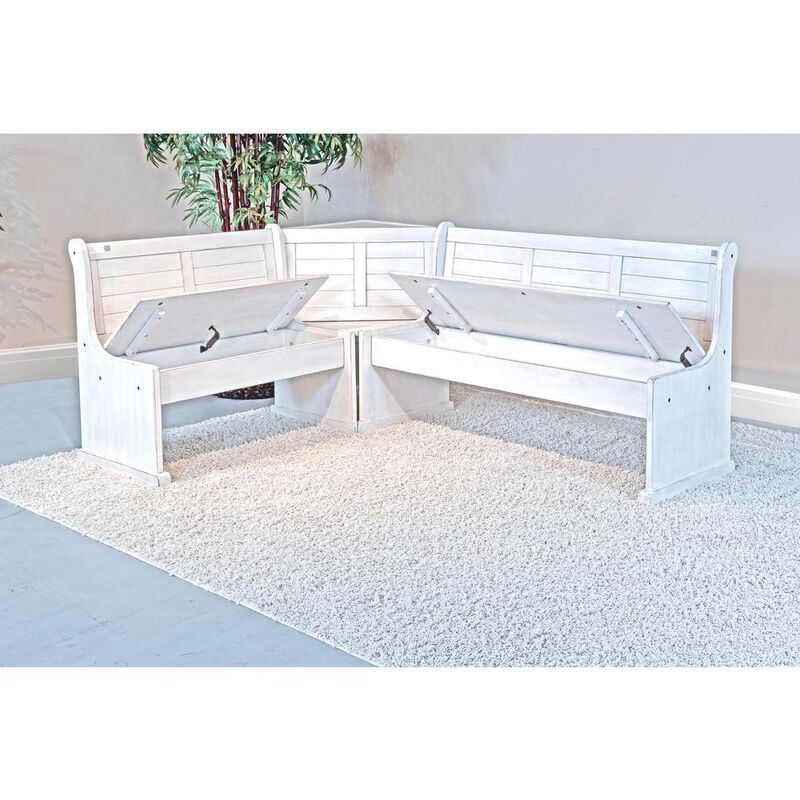 Sunny Designs Wood Breakfast Nook Dining Set
