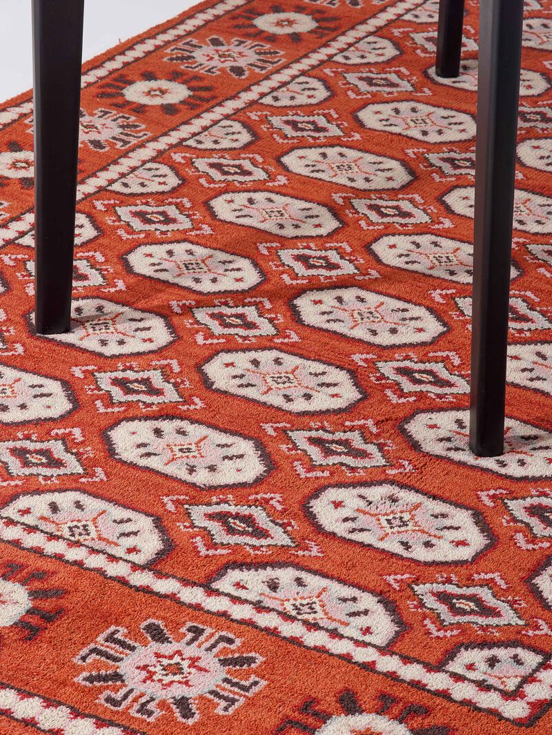 RUGSOTIC CARPETS HAND KNOTTED WOOL & SILK ECO-FRIENDLY ORIENTAL AREA RUGS  - 9'x12', Rectangle Shape, Multicolor Color, Classic Oriental Traditional , Low Pile Handmade Area Rugs (AF0119)