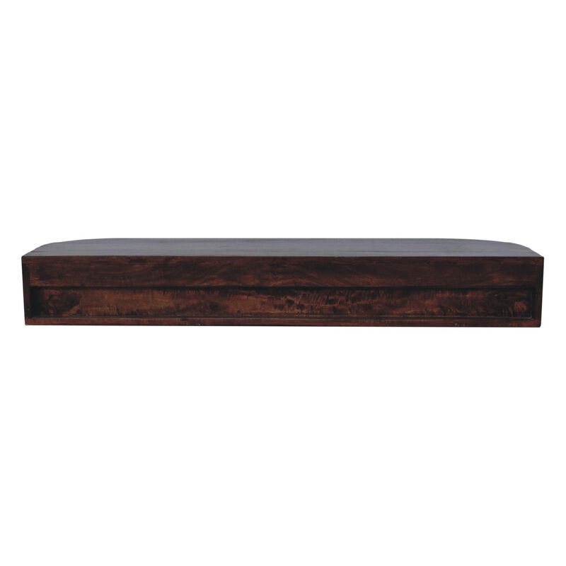 Lunar 2 Drawer Floating  Solid Wood Console
