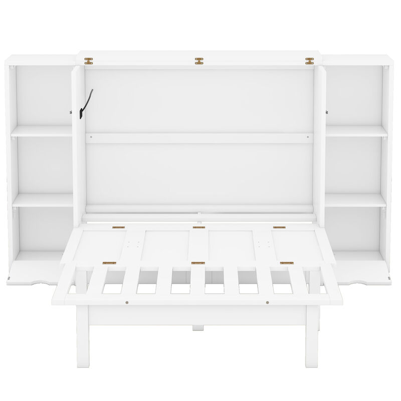 Merax Murphy Bed with Shelves