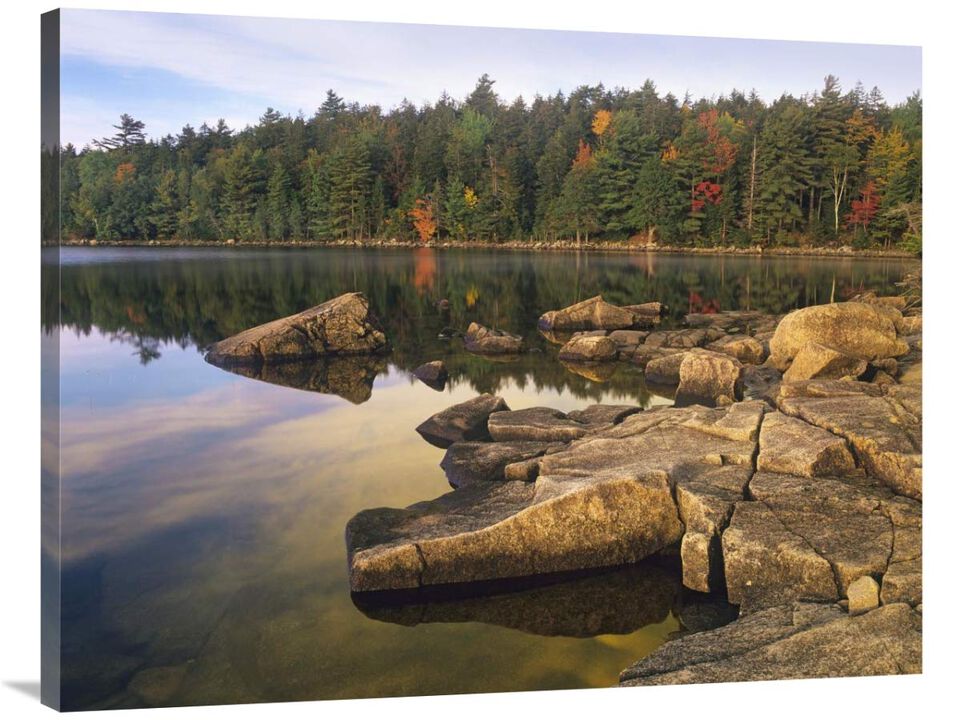 Eagle Lake, Acadia National Park, Maine-Canvas Art-40x30