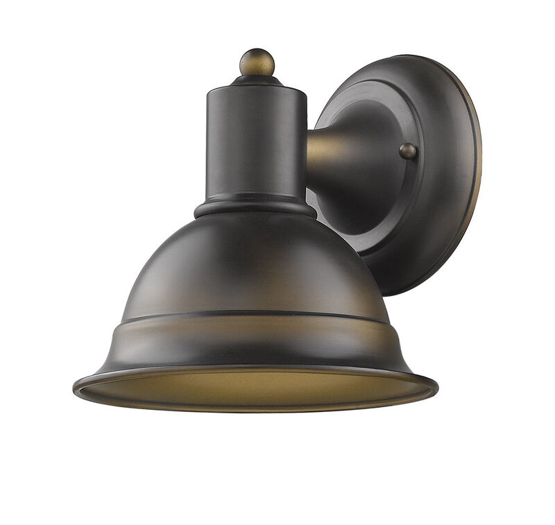 Hivvago Antique Bronze Aluminum Wall Sconce