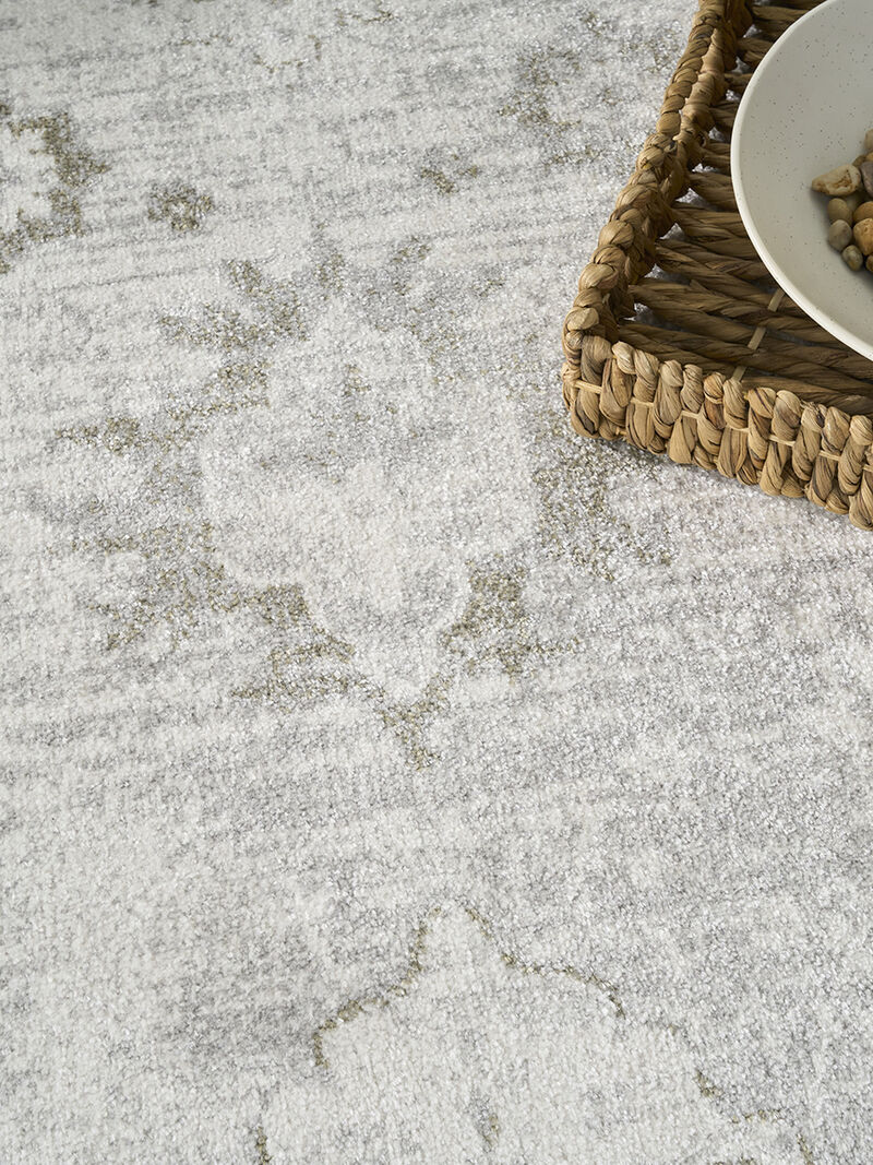 Astra Machine Washable ASW19 Ivory 9' x 12' Rug