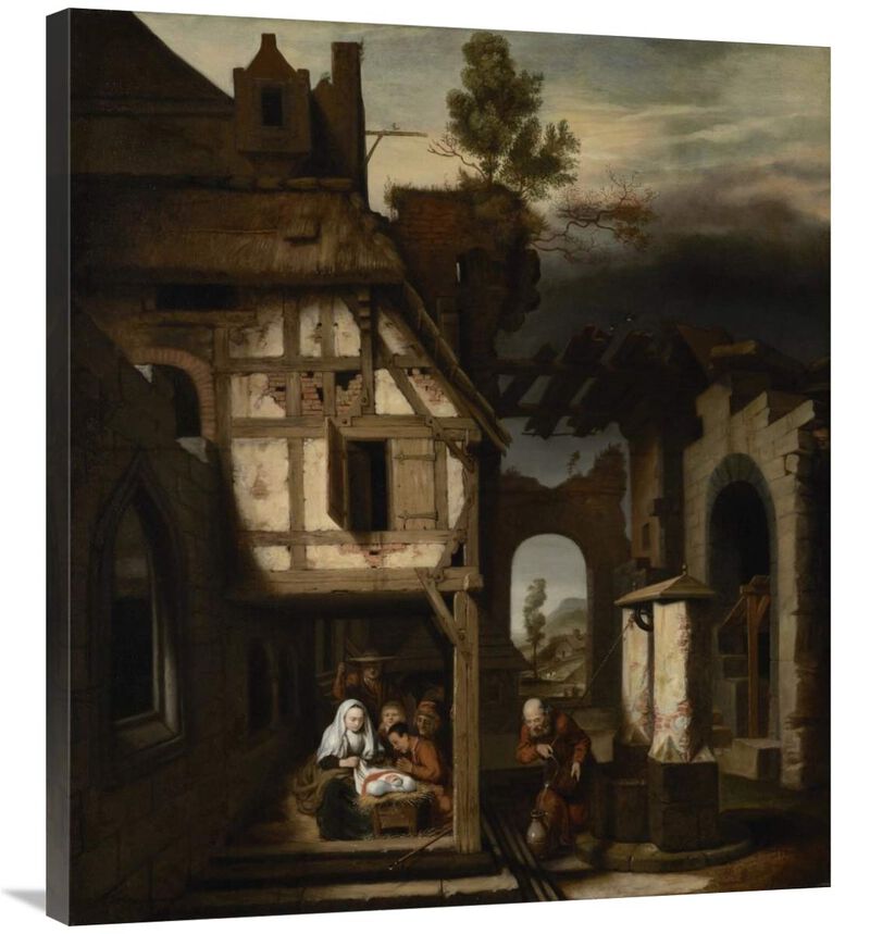 Adoration of the Shepherds-Canvas Art-31.32x36
