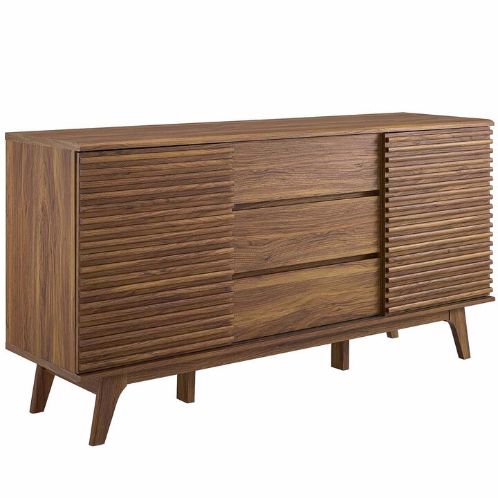 Render 63" Sideboard Buffet Table or TV Stand-Benzara