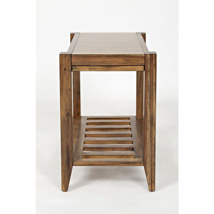 Jofran Beacon Street Modern Essential Solid Wood Chairside End Table