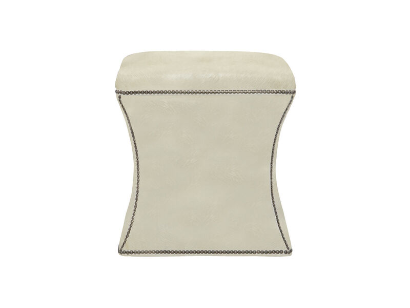 Roscoe Leather Ottoman