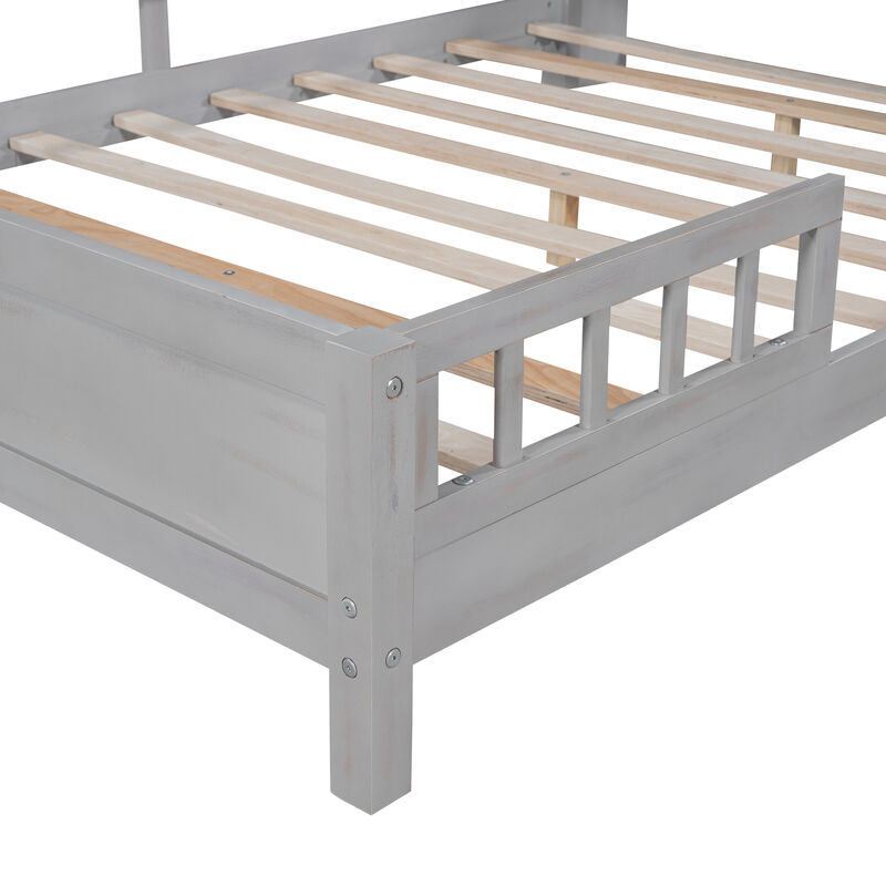 Merax Platform Bed with Built-in LED Light