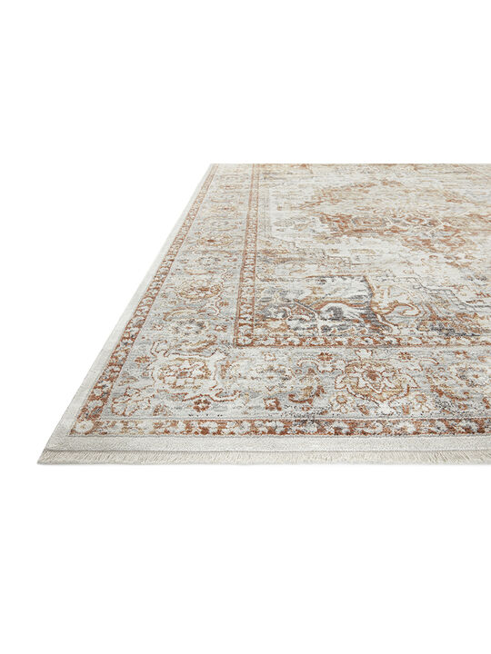 Bonney BNY01 Ivory/Sunset 18" x 18" Sample Rug