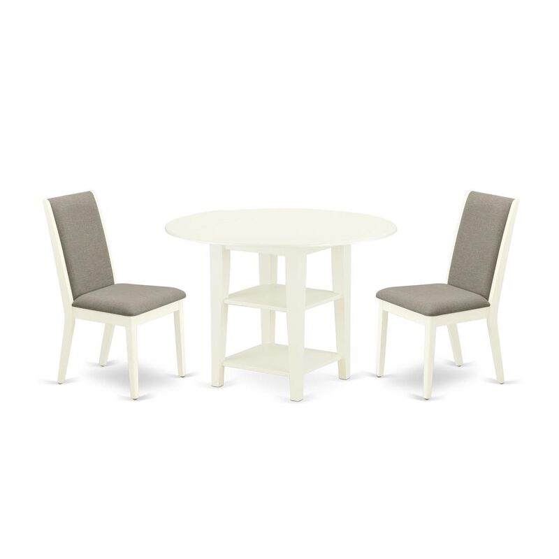 Dining Room Set Linen White