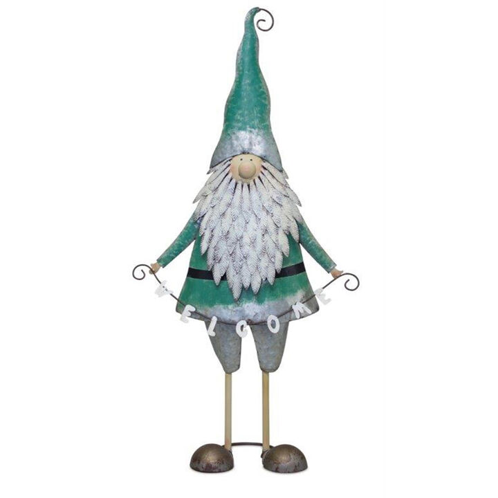 Gnome Welcome Sign Charming Outdoor Garden Decor