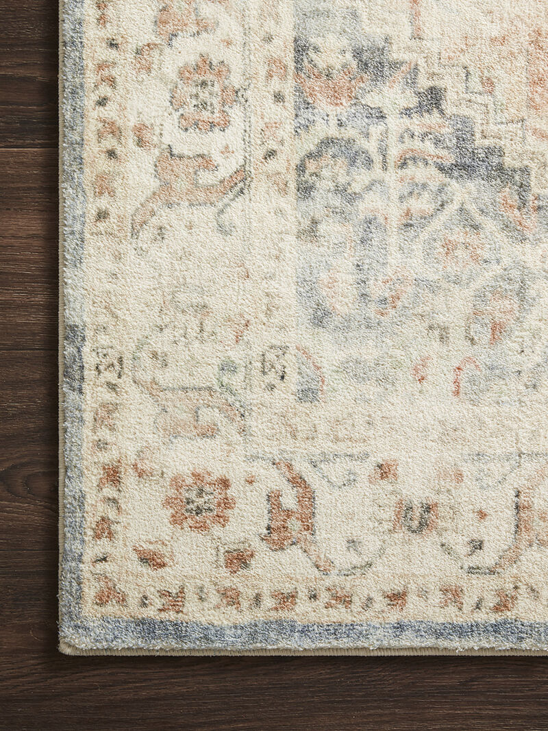 Rosette ROS06 Clay/Ivory 7'6" x 9'6" Rug