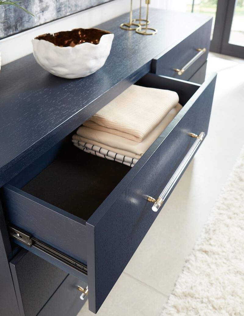 Argento Six Drawer Dresser