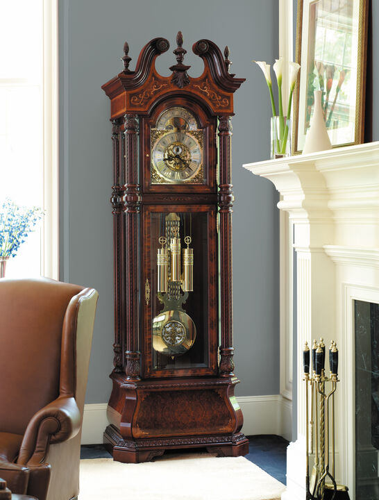 Howard Miller 611030 Howard Miller J.H. Miller Floor Clock 611030 Windsor Cherry (Limited)
