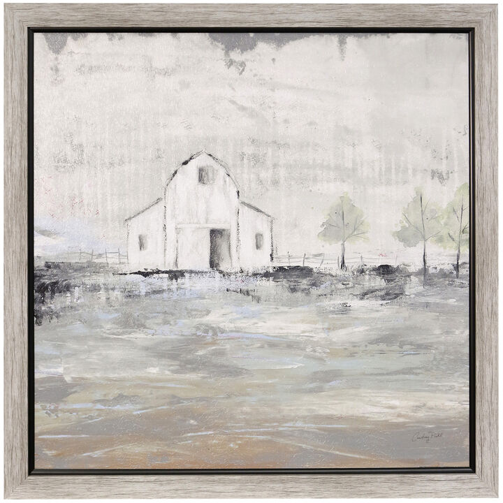 Iowa Barn I Framed Print