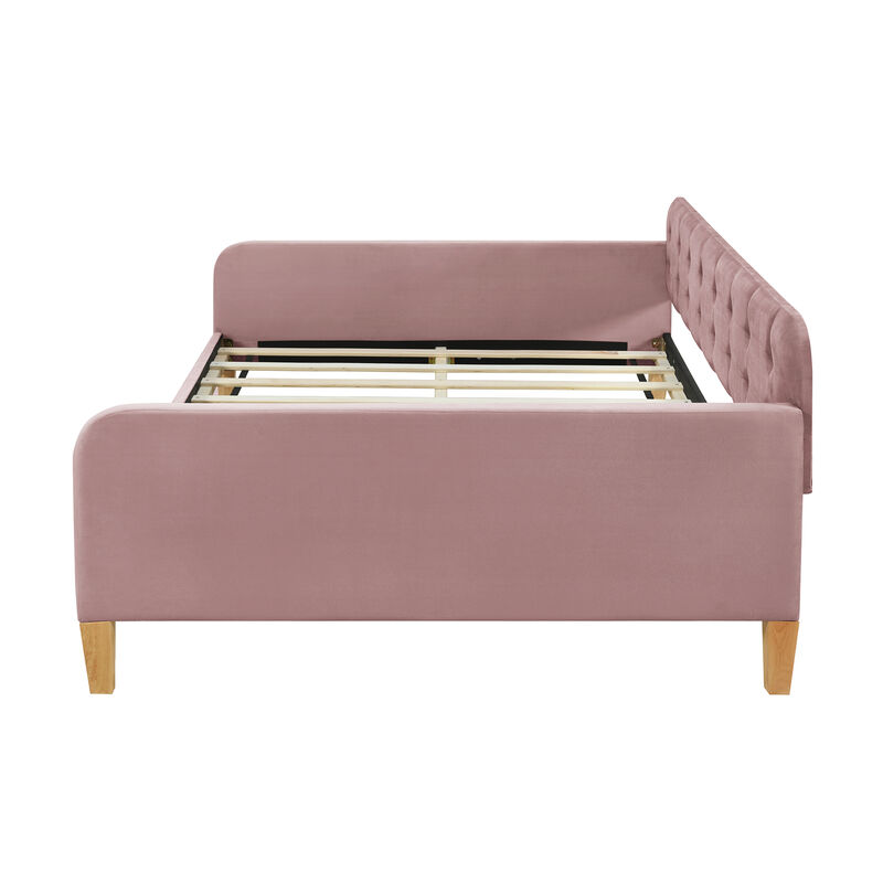 Merax Modern Upholstered Daybed with 4 Support Legs