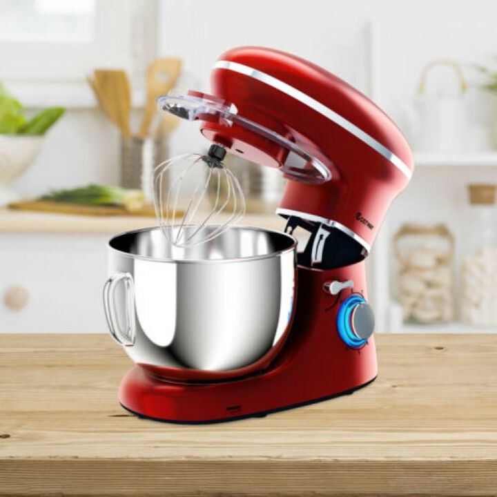 Costway  6.3 Quart Tilt-Head Food Stand Mixer 6 Speed 660W