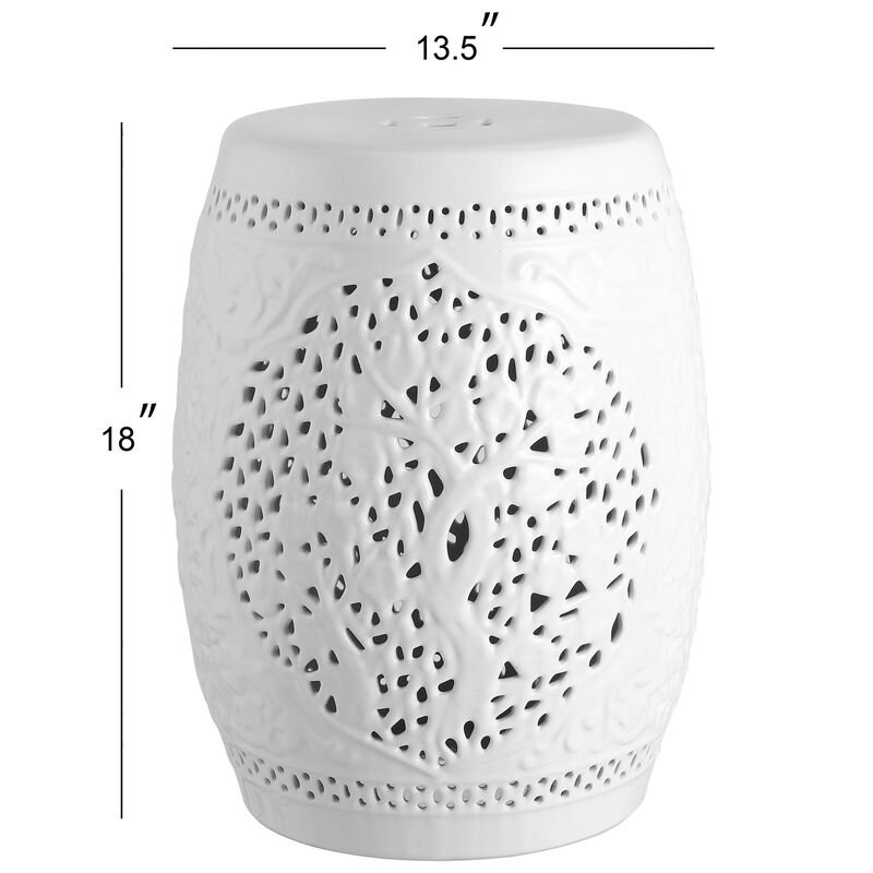 Tree of Life Ceramic Garden Stool