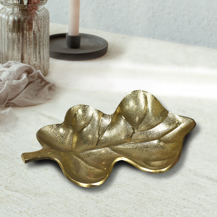 Handmade Decorative Silver Color Coated 4.72 x 3.54 x 0.78 Inches Aluminium Tray 058AB BBH Home's