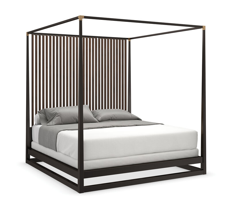 Pinstripe King Bed