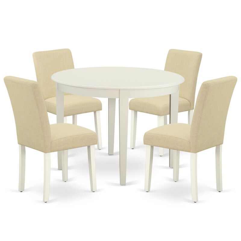 Dining Room Set Linen White