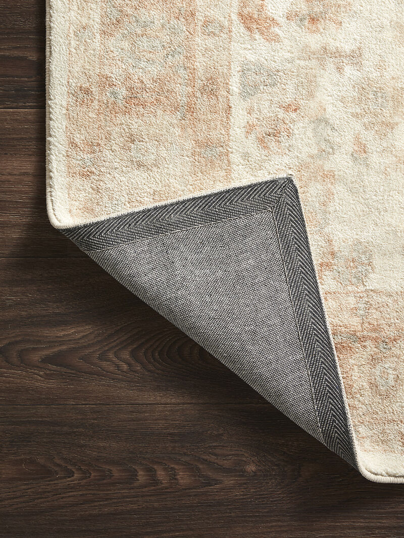 Rosette ROS03 Ivory/Terracotta 3'3" x 5'3" Rug