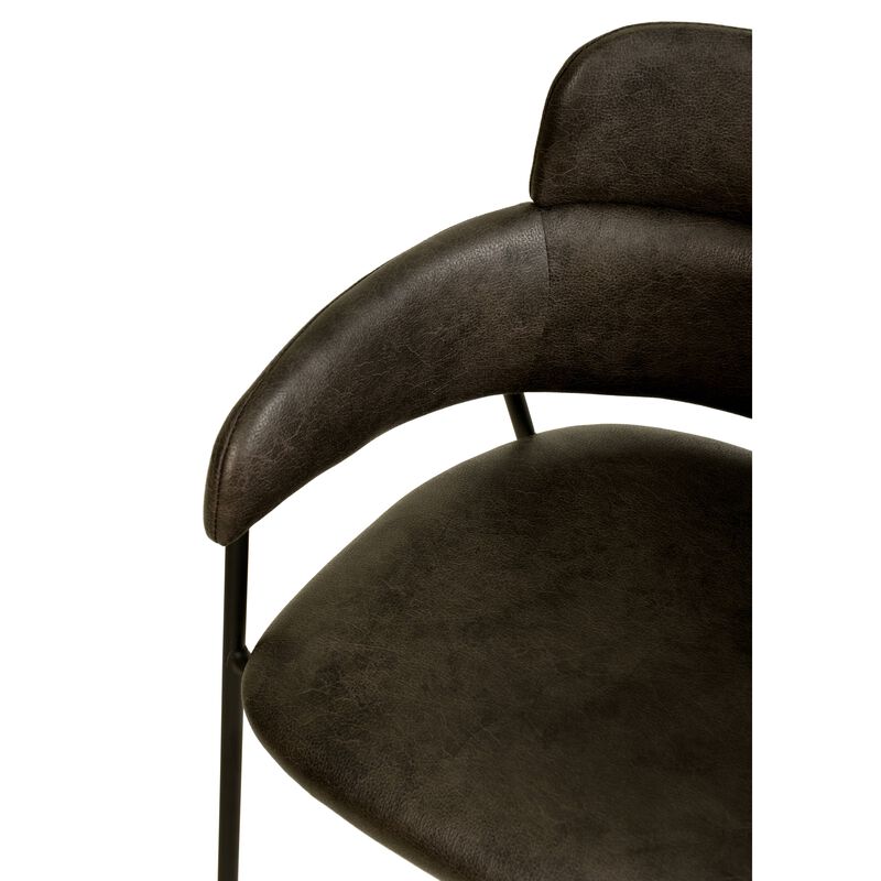 LeisureMod Axis Collection Modern Dining Chair - Set of 2