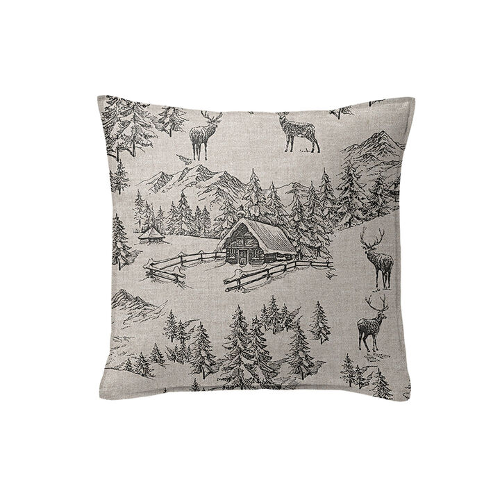 6ix Tailors Fine Linens Cross Country Natural Decorative Throw Pillows