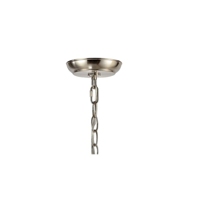 Stella Moravian Star Metal/Clear Glass LED Pendant