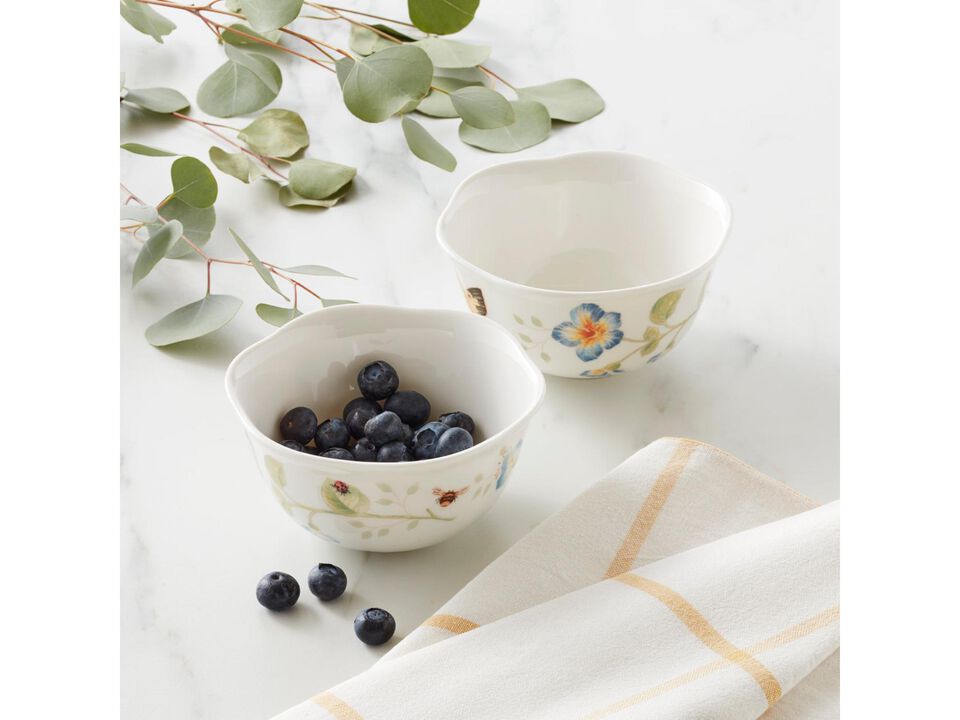Lenox Butterfly Meadow 2-Piece Dessert Bowl Set
