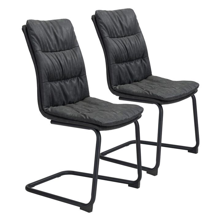 Belen Kox Vintage Black Sharon Dining Chair Set, Belen Kox