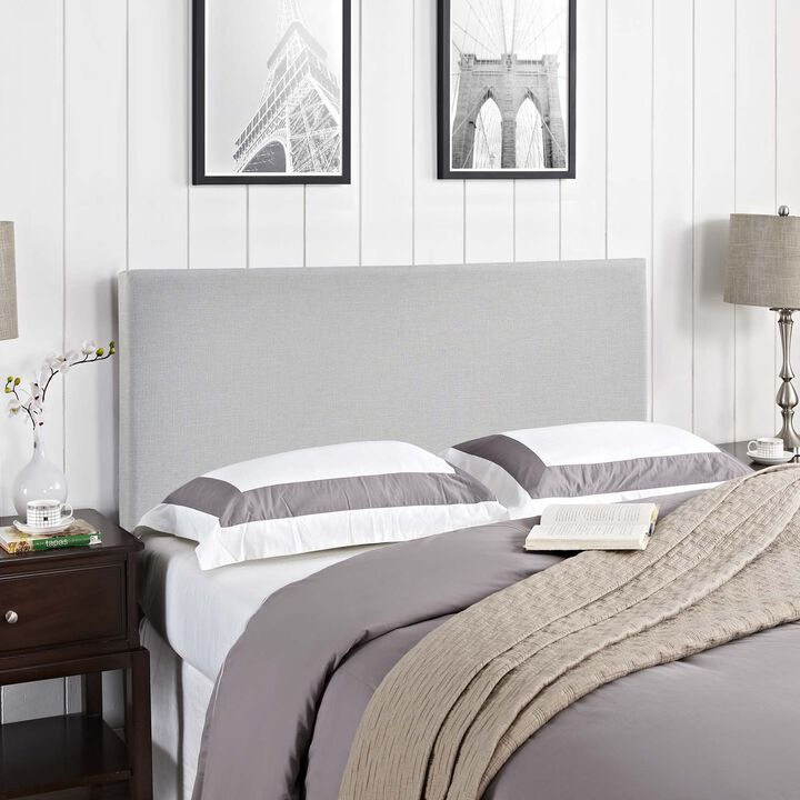 Modway - Region Full Upholstered Fabric Headboard Sky Gray