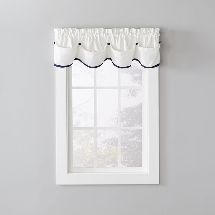 Saturday Knight Ltd Manor Versatile Tailored Window Valance - 58x13", Dove Gray