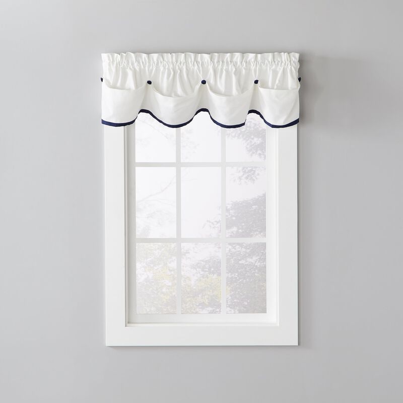 Saturday Knight Ltd Manor Versatile Tailored Window Valance - 58x13", Dove Gray