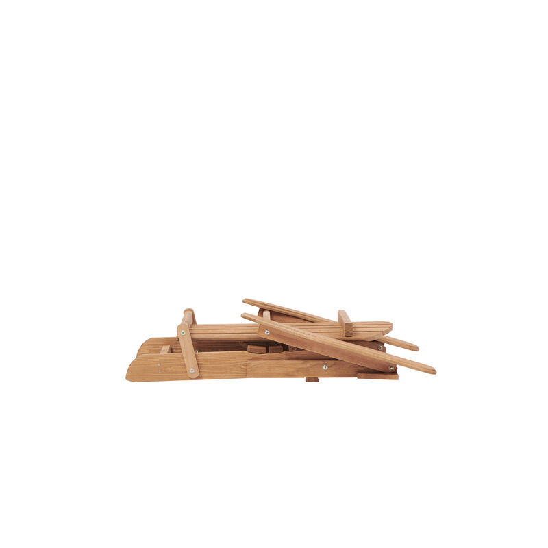 Wooden Outdoor Folding Adirondack Chair Set Of 2 Wood Lounge Patio Chair For Garden, Garden