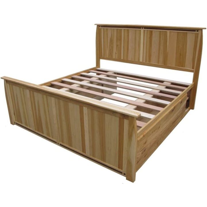 Belen Kox Natural Hickory Queen Storage Bed, Belen Kox