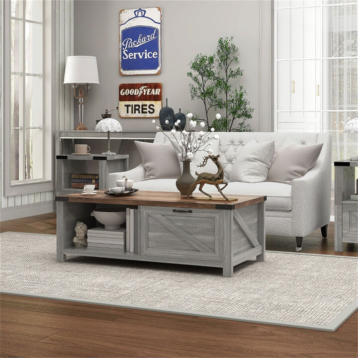 Coffee Table with Storage for Living Room Organization and Stylish Décor
