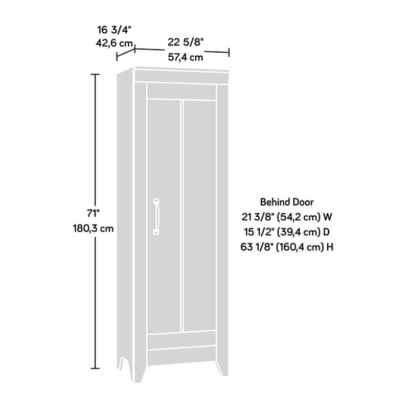 Adept Narrow Storage Cabinet