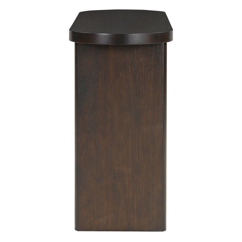 Merax Simple Style Console Table with Shelf