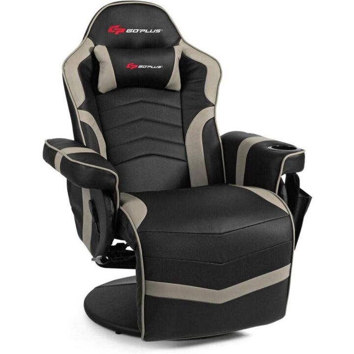 Hivvago Ergonomic High Back Massage Gaming Chair with Pillow
