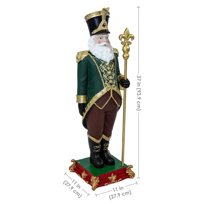 Sunnydaze Guardian of the North Christmas Statue - 37" H