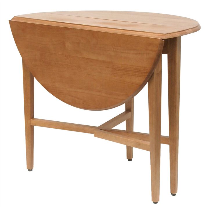 Winsome Wood Hannah Round 42 Double Drop Leaf Gate leg Table